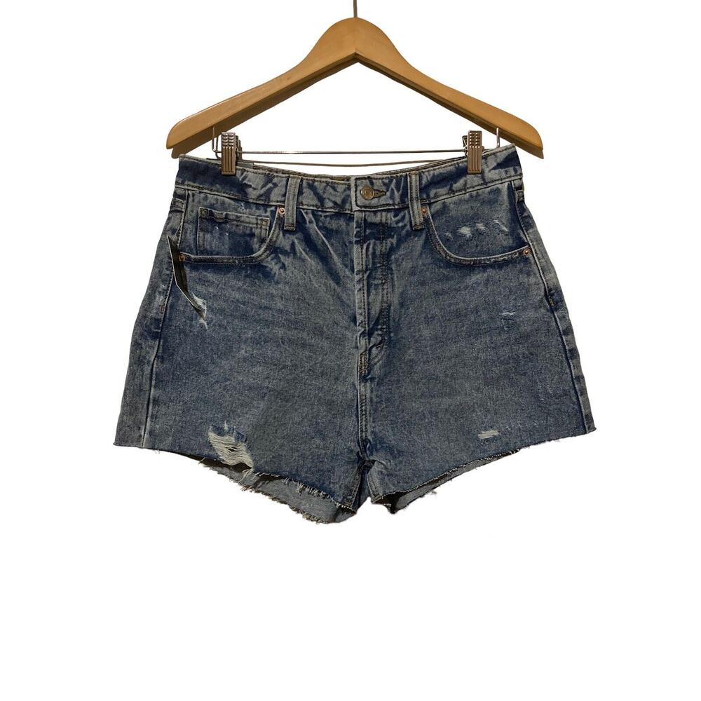 Wild‎ Fable Highest Rise distressed Cut-off Denim Shorts Size12 /31 Waist NWT